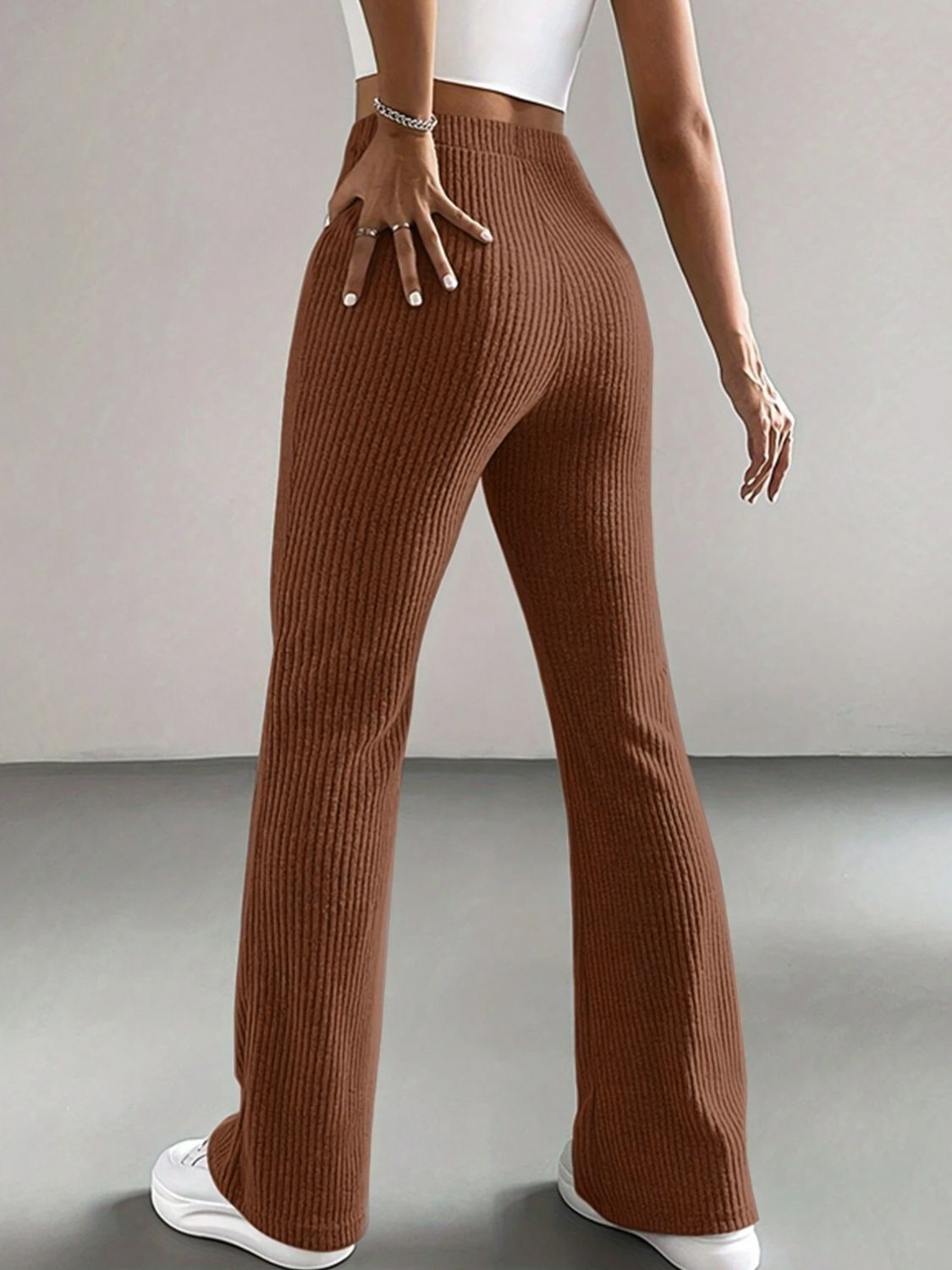 High Waist Bootcut Pants