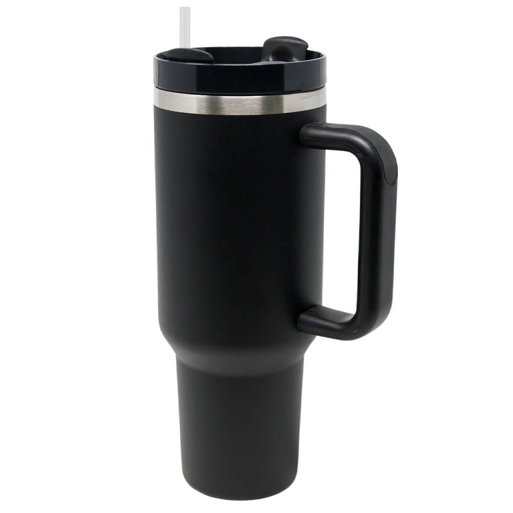 40 oz Oversized Dupe Tumbler | Black