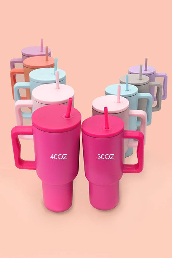 30OZ  TUMBLER WITH STRAW | DT911