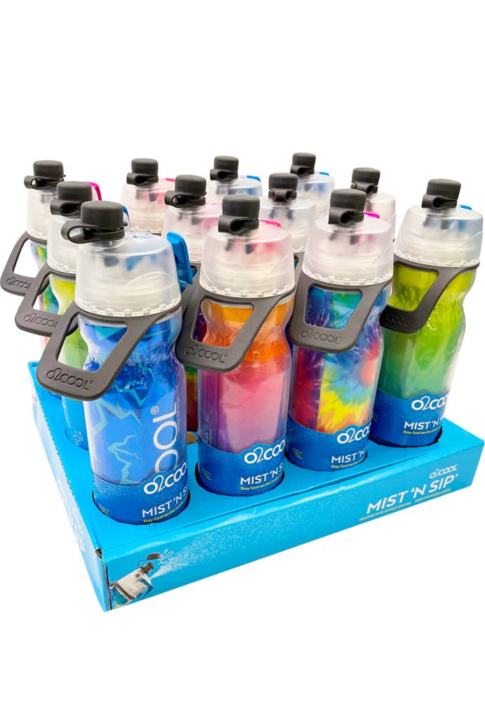 O2COOL Mist 'N Sip 20 oz Bottle Assortment