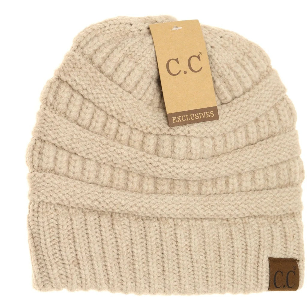 CC Mixed Soft Yarn Beanie