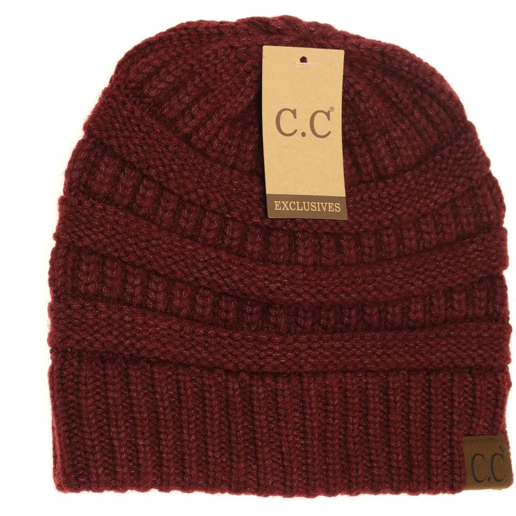 CC Mixed Soft Yarn Beanie