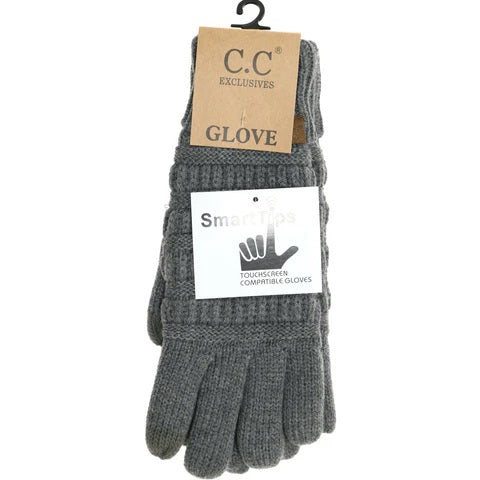 Knit CC Gloves with Lining