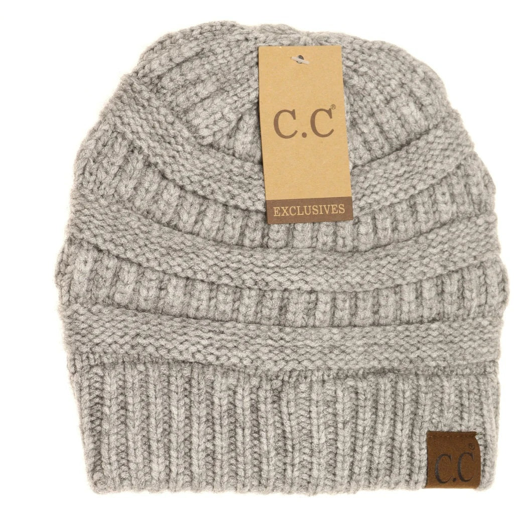 CC Mixed Soft Yarn Beanie