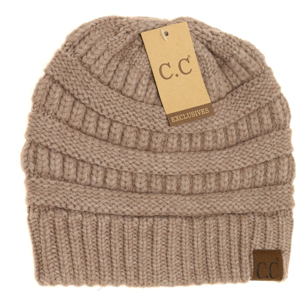 CC Mixed Soft Yarn Beanie