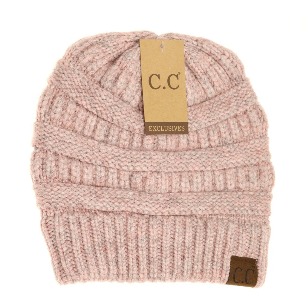 CC Mixed Soft Yarn Beanie