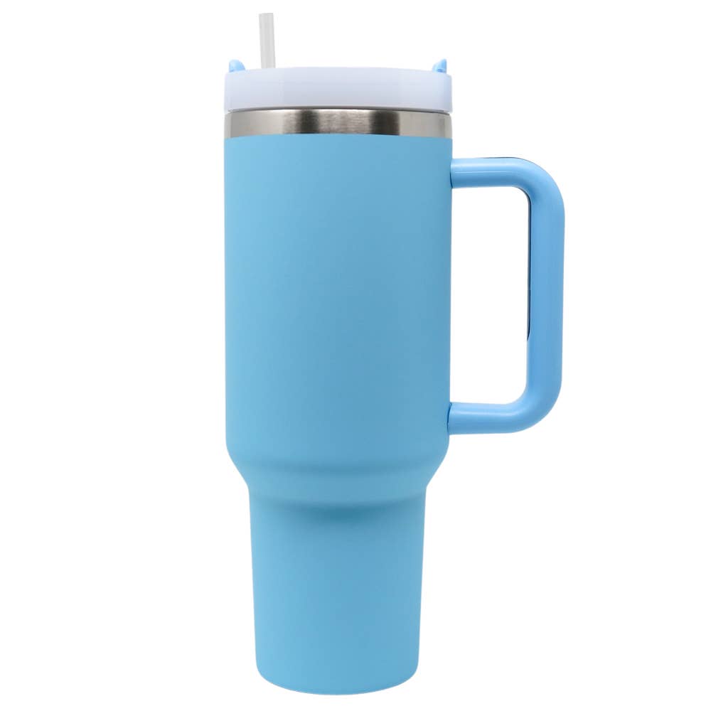 40 oz Oversized Dupe Tumbler | Sky Blue