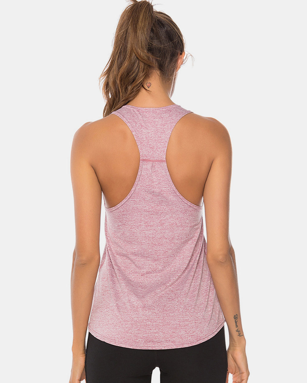 Goddess Size Scoop Neck Wide Strap Active Tank